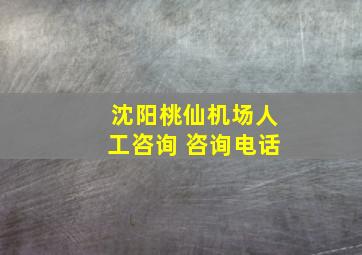 沈阳桃仙机场人工咨询 咨询电话